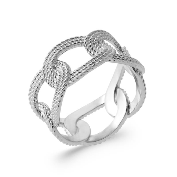 BAGUE ARGENT 925 RHODIE