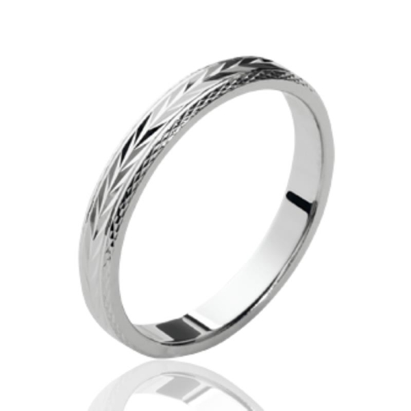 BAGUE ARGENT 925 RHODIE