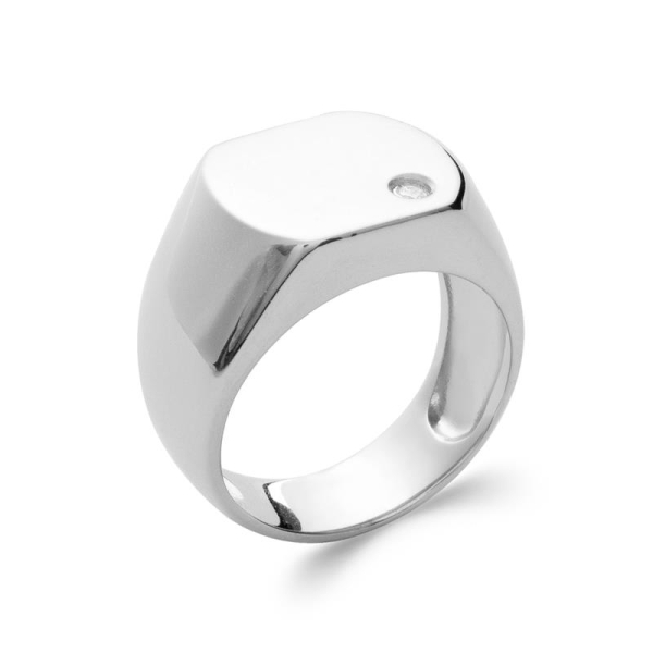 BAGUE ARGENT 925 RHODIE OZ