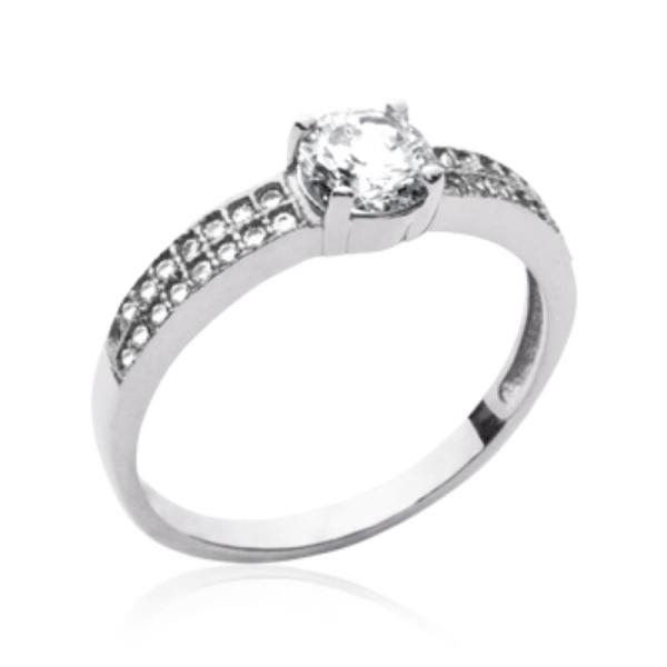 BAGUE ARGENT 925 RHODIE OZ