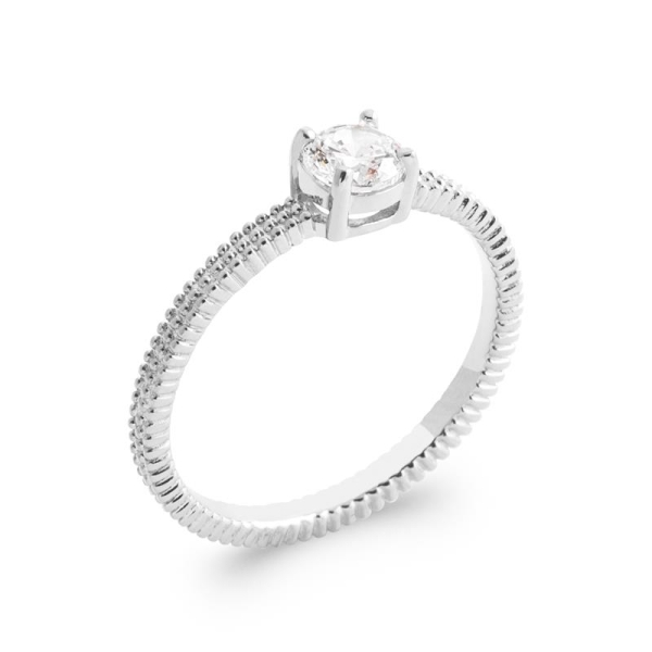 BAGUE ARGENT 925 RHODIE OZ