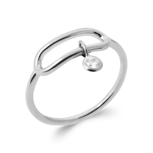 BAGUE ARGENT 925 RHODIE OZ