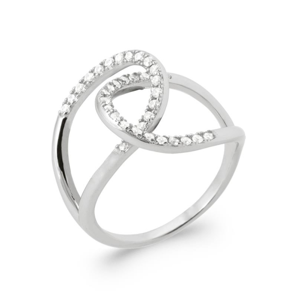 BAGUE ARGENT 925 RHODIE OZ