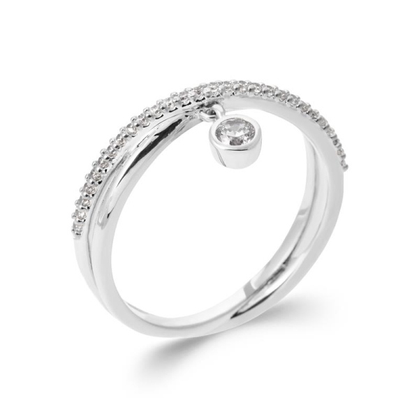 BAGUE ARGENT 925 RHODIE OZ