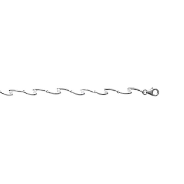 BRACELET ARGENT 925 RHODIE OZ