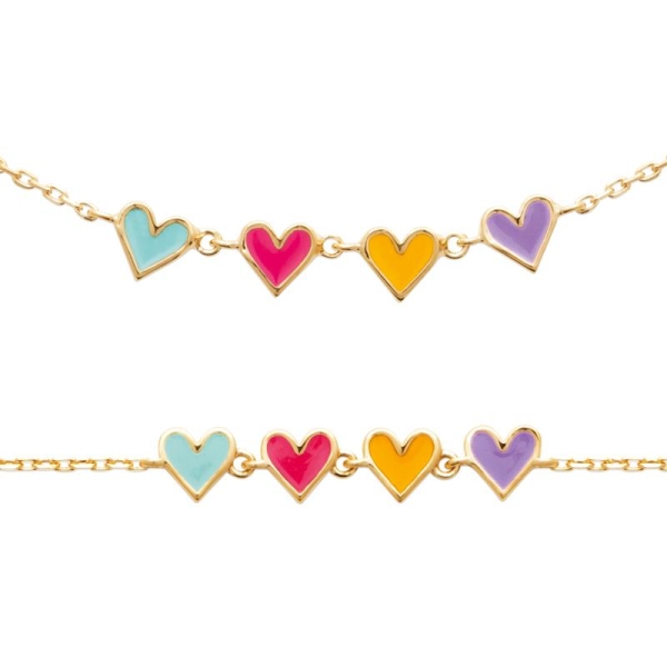 BRACELET PL-OR 750 3MIC LAQUE