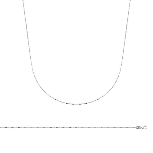 COLLIER ARGENT 925 RHODIE