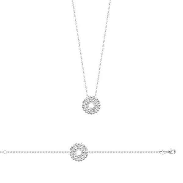 COLLIER ARGENT 925 RHODIE