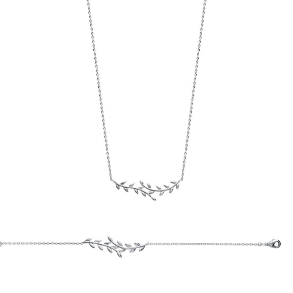 COLLIER ARGENT 925 RHODIE