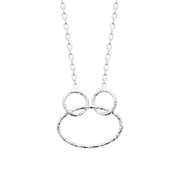 COLLIER ARGENT 925 RHODIE