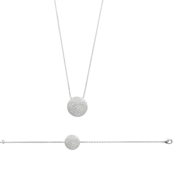 COLLIER ARGENT 925 RHODIE