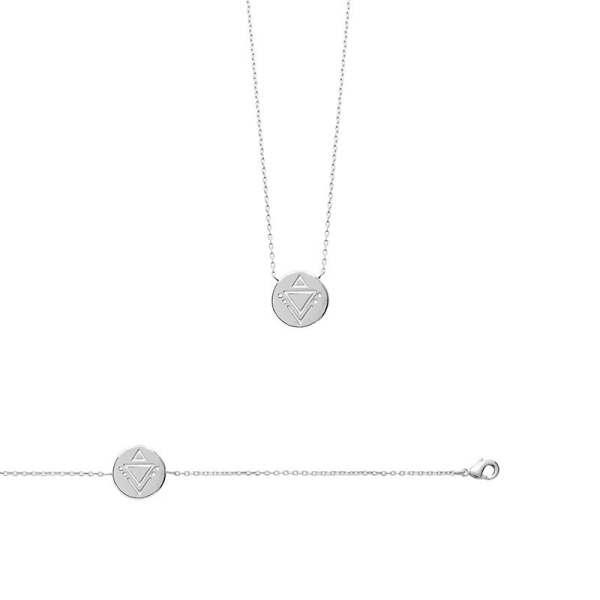 COLLIER ARGENT 925 RHODIE