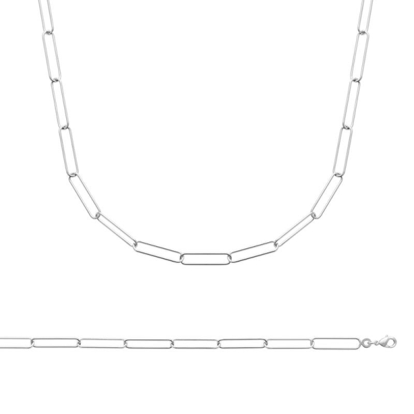 COLLIER ARGENT 925 RHODIE