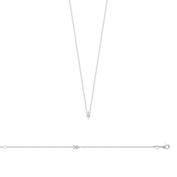 COLLIER ARGENT 925 RHODIE OZ
