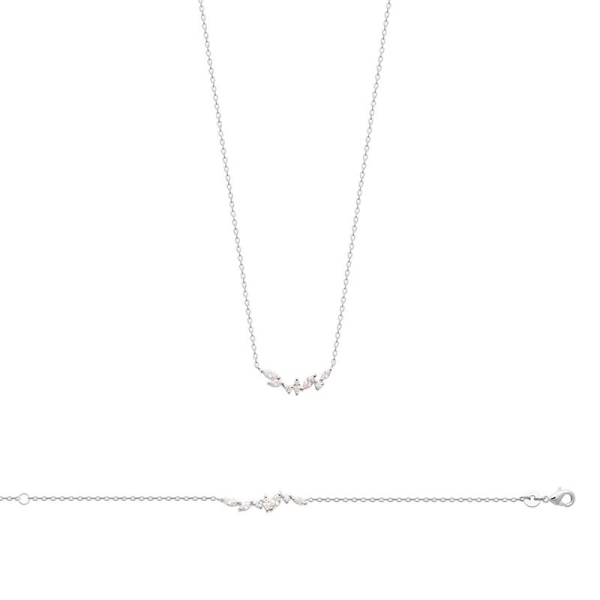 COLLIER ARGENT 925 RHODIE OZ