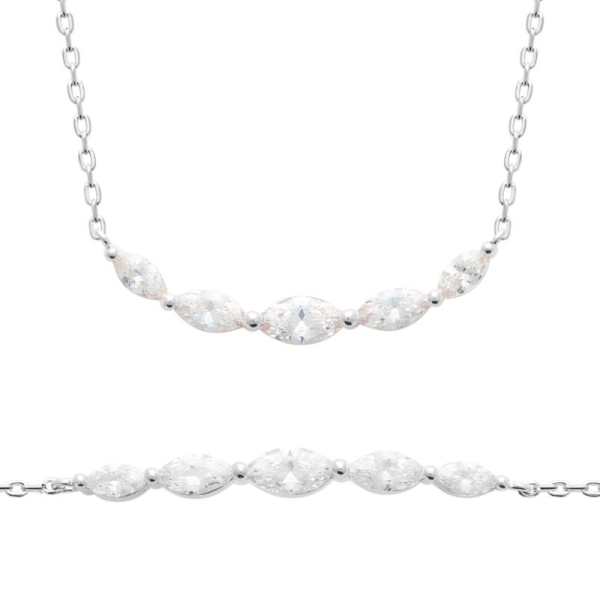 COLLIER ARGENT 925 RHODIE OZ