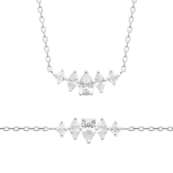 COLLIER ARGENT 925 RHODIE OZ