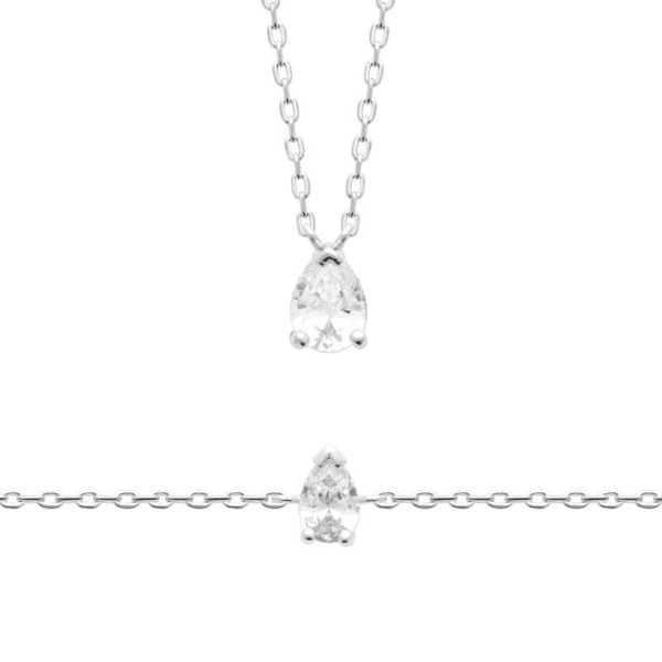 COLLIER ARGENT 925 RHODIE OZ