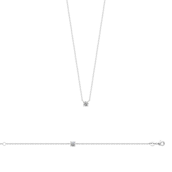 COLLIER ARGENT 925 RHODIE OZ