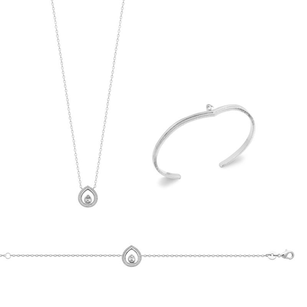 COLLIER ARGENT 925 RHODIE OZ