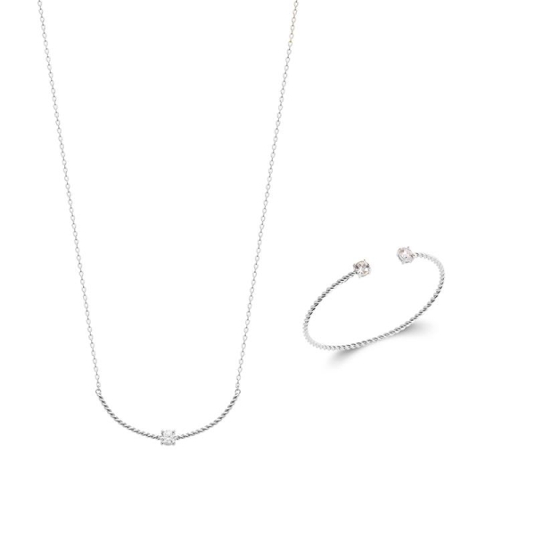 COLLIER ARGENT 925 RHODIE OZ