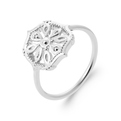 BAGUE ARGENT 925 RHODIE