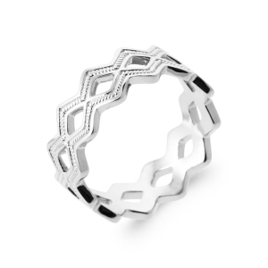 BAGUE ARGENT 925 RHODIE