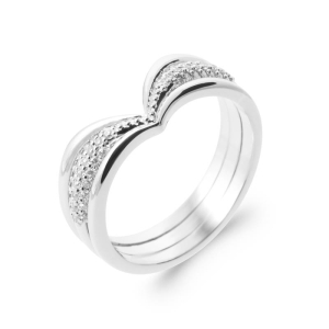 BAGUE ARGENT 925 RHODIE OZ