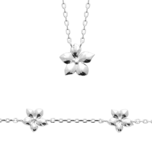 COLLIER ARGENT 925 RHODIE