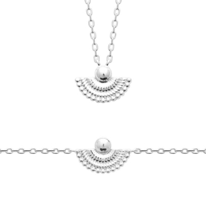 COLLIER ARGENT 925 RHODIE