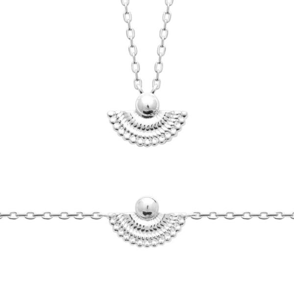 COLLIER ARGENT 925 RHODIE