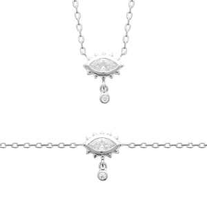 COLLIER ARGENT 925 RHODIE OZ