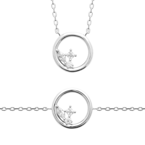 COLLIER ARGENT 925 RHODIE OZ