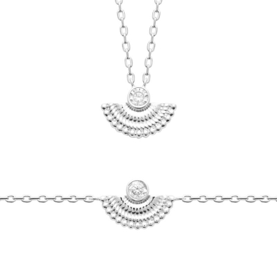 COLLIER ARGENT 925 RHODIE OZ