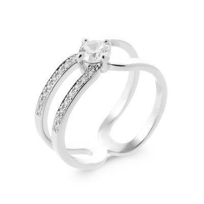 BAGUE ARGENT 925 RHODIE OZ