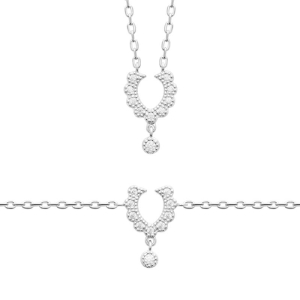 COLLIER ARGENT 925 RHODIE OZ