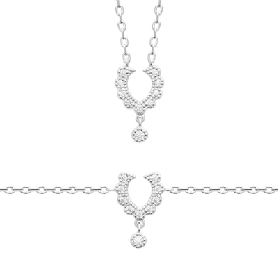 COLLIER ARGENT 925 RHODIE OZ