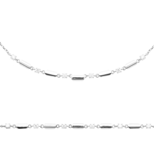 COLLIER ARGENT 925 RHODIE OZ