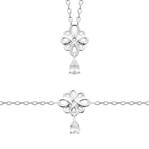 COLLIER ARGENT 925 RHODIE OZ