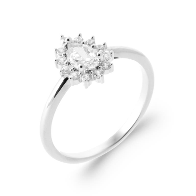 BAGUE ARGENT 925 RHODIE OZ