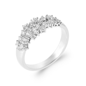 BAGUE ARGENT 925 RHODIE OZ