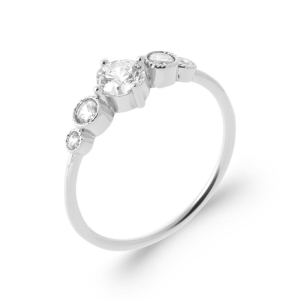 BAGUE ARGENT 925 RHODIE OZ