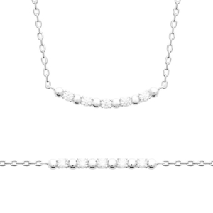 COLLIER ARGENT 925 RHODIE OZ