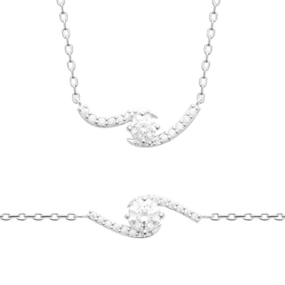 COLLIER ARGENT 925 RHODIE OZ