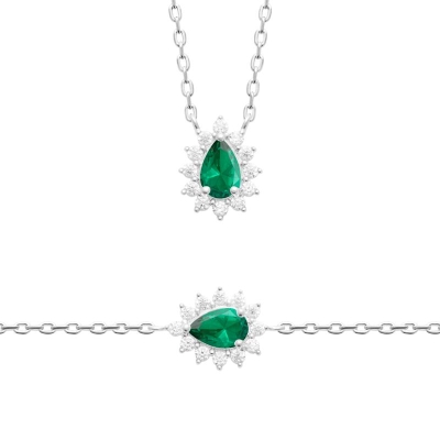 COLLIER ARGENT 925 RHODIE OZ PS