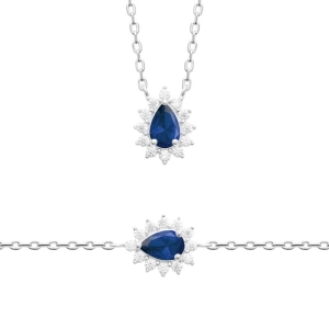 COLLIER ARGENT 925 RHODIE OZ PS