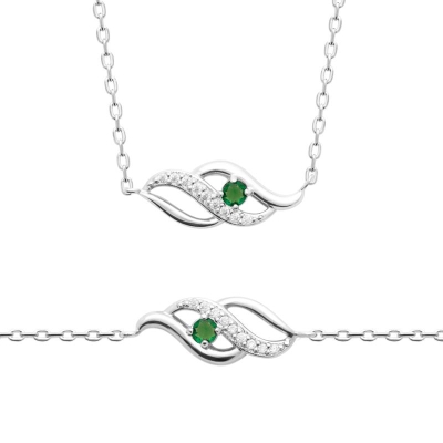 COLLIER ARGENT 925 RHODIE OZ PS