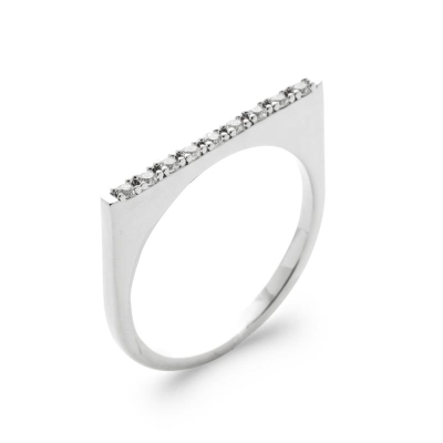 BAGUE ARGENT 925 RHODIE OZ