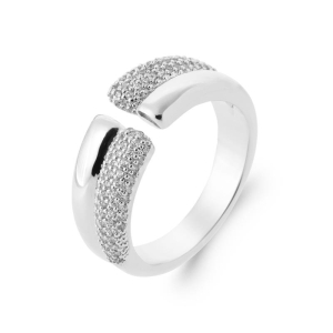 BAGUE ARGENT 925 RHODIE OZ