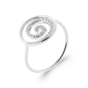 BAGUE ARGENT 925 RHODIE OZ